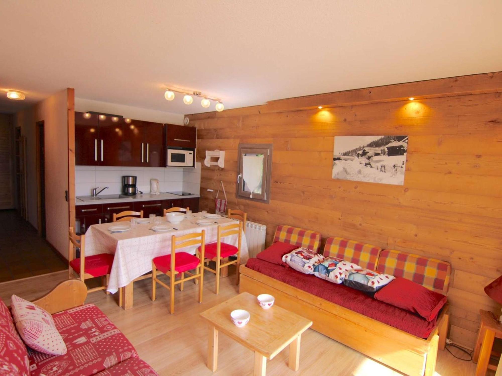Appartement 2 Pieces Au Coeur Des Saisies - Balcon Sud, Box Inclus, 5 Pers - Fr-1-594-321 Hauteluce Exterior foto